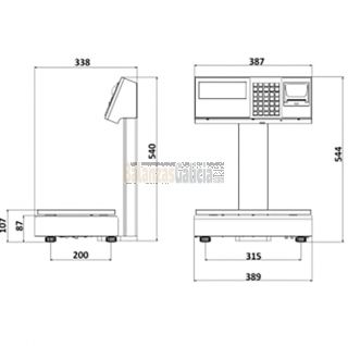 Balanza comercial registradora - Serie GPE