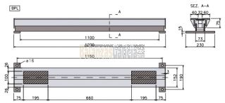BG-TRANSFER-DUO - Plataformas de pesaje para montaje en estructuras