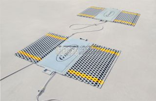 Plataforma pesa ruedas y ejes de bajo perfil - Serie BPR