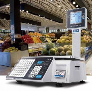 Balanza peso-precio con impresora de tickets y etiquetas CL-3000P