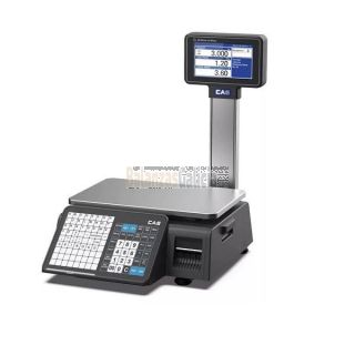 Balanza Comercial CAS-CN1 con Impresora de Etiquetas Adhesivas y códigos de barras