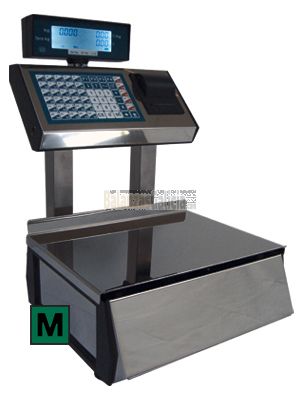 Balanza comercial de mostrador - Serie BG-NOVA-DG - Con impresora de Tickets