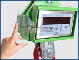 Gancho pesador para gruas de gran capacidad Serie MCWHU 