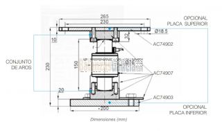 Célula de carga G8R de compresión pendular