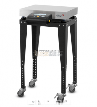 Báscula Industrial - Serie K3-F con Ruedas