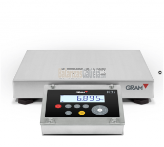 Báscula Industrial - Serie K3i-X inox AISI304 con Visor Inox IP67 / IP65 XTREM
