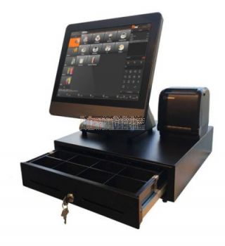 Pack TPV táctil LUNARPOS completo con programa SUPERPOS-LIGHT con BALANZA para CAFETERÍA / PANADERIAS / PASTELERIAS