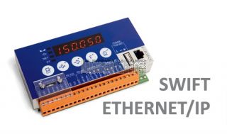 SWIFT RAIL ETHERNET/IP Utilcell - 89454 - Indicador Transmisor de Peso para CARRIL DIN con 3 salidas de relé