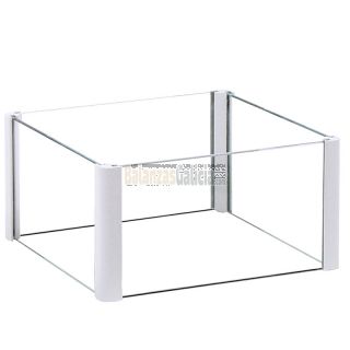 Cabina cortavientos de cristal RADWAG para balanzas de precisión con plato 128x128mm