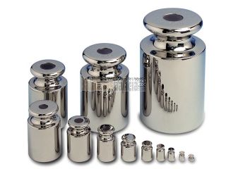 Estuche de masas de precisión F1 en acero inoxidable para calibración de equipos de pesaje