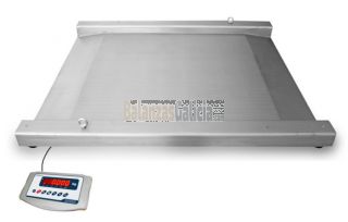 Plataforma Báscula con rampas XPANDER-INOX + Visor BG-XF