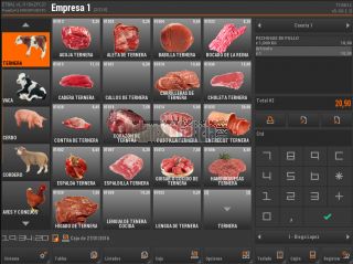 Pack TPV táctil LUNARPOS completo con programa SUPERPOS-PRO + BALANZA para SUPERMERCADOS