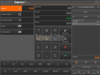 Pack TPV táctil LUNARPOS completo con programa SUPERPOS-LIGHT + BALANZA para CARNICERIAS
