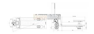 Transpaleta pesadora - Serie ARX LED  Baxtran