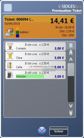Pack TPV Táctil LUNARPOS con SIOGES-PRO para Negocios Alimentación