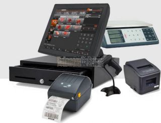 Sistema de Pesaje y Etiquetado Táctil ALTAIRPOS Neo ETQ con programa de gestión y conexión a balanza.