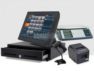 Pack TPV Táctil ALTAIRPOS Neo para SUPERMERCADOS con programa ETPos-PRO y opción BALANZA