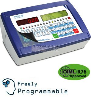 Visor con teclado y software totalmente personalizable para el pesaje de vehiculos