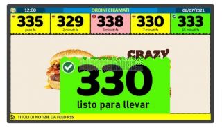Gestión de Colas - Comida para llevar - WX-FOOD