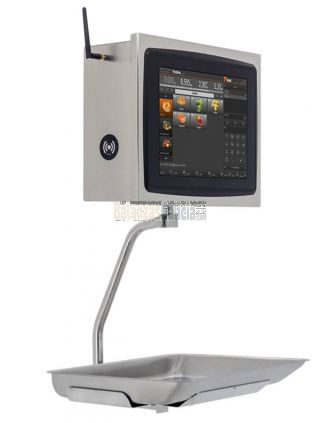 Balanza colgante táctil de acero inoxidable con impresora BM5 XS