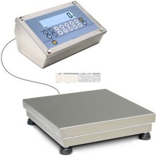 Plataforma pesaje totalmente en acero inoxidable IP67 BG-XTREMER + VISOR