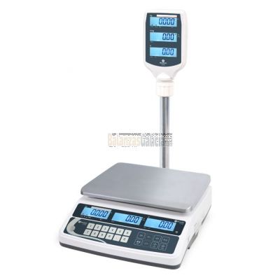 Balanza XTA homologada CE-M version Torre  con visor en columna- con conexión a ordenador TPV (PPI)