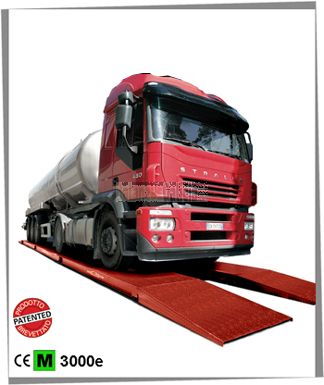 Báscula pesa vehículos serie DTW "DUAL TRACK" hasta 80.000 Kg