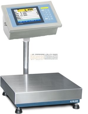Equipo de Control de Peso Avanzado BG-AX-CHECK con SEMAFORO en pantalla.
