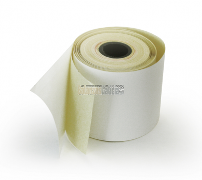 Rollo de papel térmico adhesivo / etiqueta para visor BG-0953