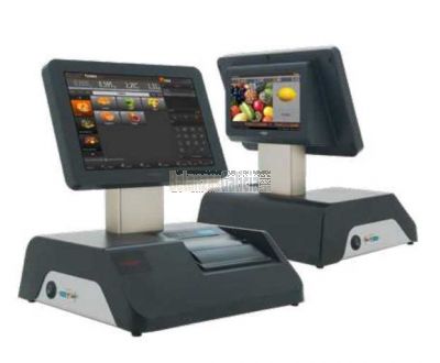 Equipo Táctil Serie BM400 POS con visor de cliente e impresora integrada