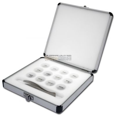 F1 - Estuches con Juegos de Masas Calibradas OIML F1 OIML de ACERO INOXIDABLE desde 1mg a 10Kg (BX)