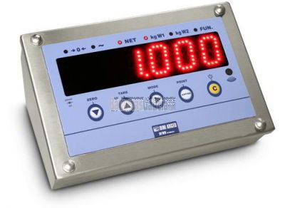 Visor de peso DFWDXT Dini Argeo con pantalla a matriz de LED (tecnología SMD). Contenedor en acero inoxidable IP68
