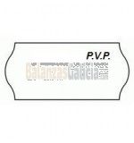 Etiquetas Adhesivas Marcaje 26 x 16 mm Onduladas con texto PVP impreso