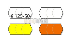 Etiquetas Adhesivas Marcaje 26 x 12 mm Onduladas