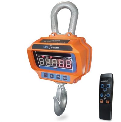 BAXTRAN STV 1T - Gancho Pesador carcasa aluminio, rotatorio con mando y batería.