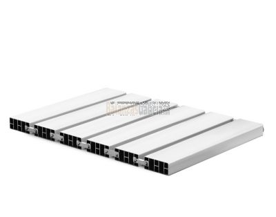 Módulo de nivelación de aluminio, para BG-WWSD. Dimensiones: 650 x 59 x 900 mm (LxHxW).