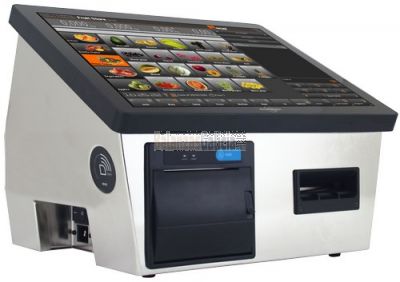 Etiquetador WINTRONIX WX-500 con pantalla táctil y construcción en acero inoxidable