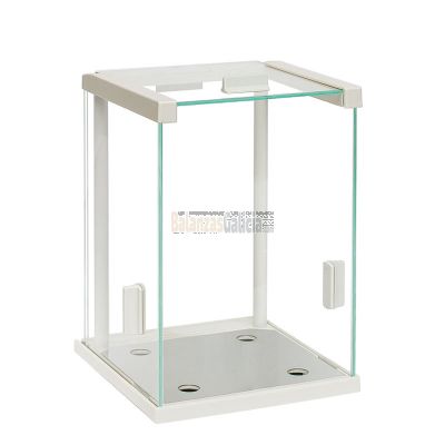 Cabina cortavientos RADWAG para balanzas de precisión con plato 128x128mm