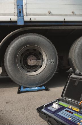 Plataforma pesa ruedas y ejes sin hilos Serie BG-PSWIFER