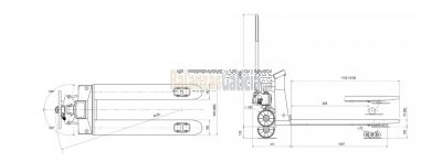 Transpaleta pesadora WINTRONIX WX-LCD - Capac 2.000 Kgs. / Prec 0,5Kg