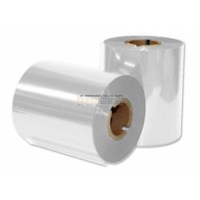 Ribbon Mixto/Resina BLANCO Premium Para Impresoras De Transferencia Térmica Compatible Con GODEX EZ6200 Plus, EZ6300 Plus 