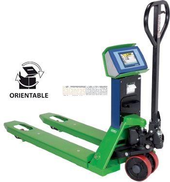Transpaleta Pesadora WX-TPW-TOUCH AVANZADA con impresora integrada