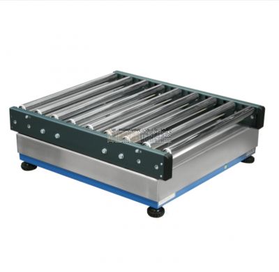 Transportador WX-50X65 de Rodillos Galvanizados Ø=32mm para plataformas pesaje WINTRONIX - XM Series . Medida 500x650mm 