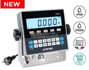 Visor de peso DFWX Acero Inox AISI304 IP68/IP69K Multifunción