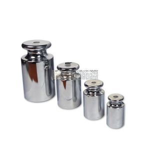 Pesas cilíndricas de acero cromado