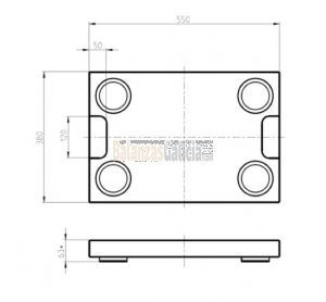Mesa Portátil Anti vibraciones WINTRONIX - AV700