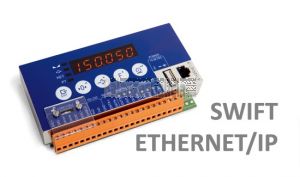 SWIFT RAIL PROFINET (RS-232 / RS-485 MODBUS PROFINET) (89453) - Indicador Transmisor de Peso para CARRIL DIN con 3 salidas de relé