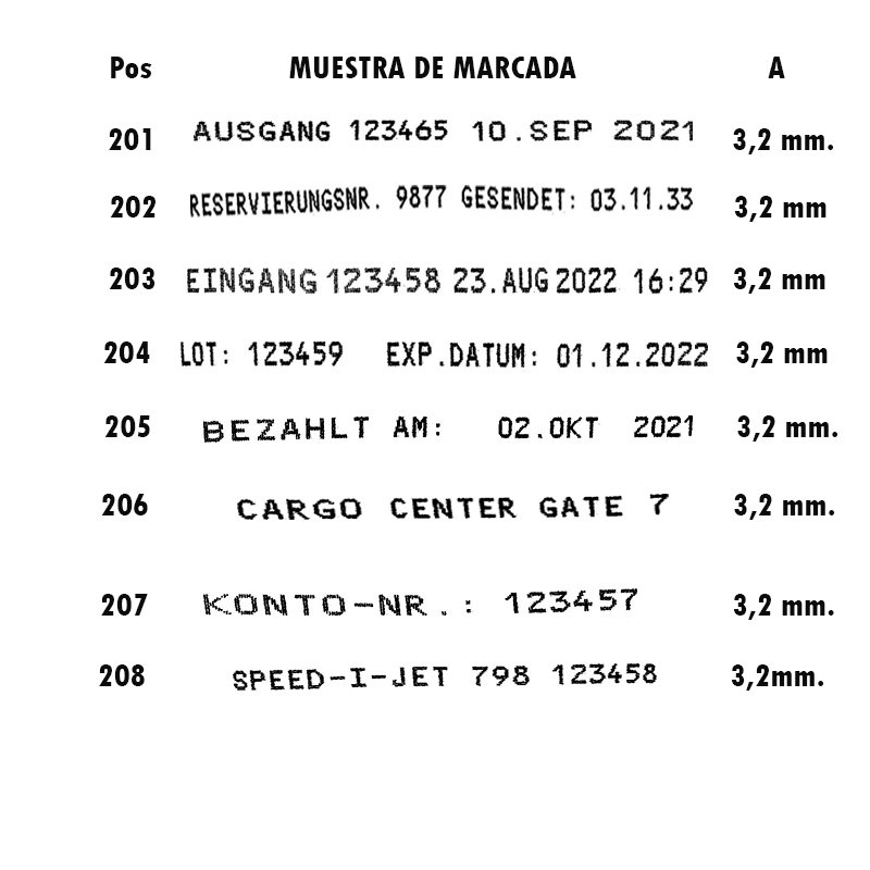 muestra marcada 798