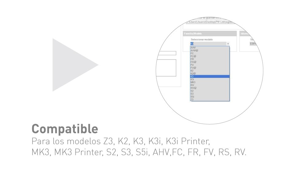 Software PW-LINK para control de pesadas